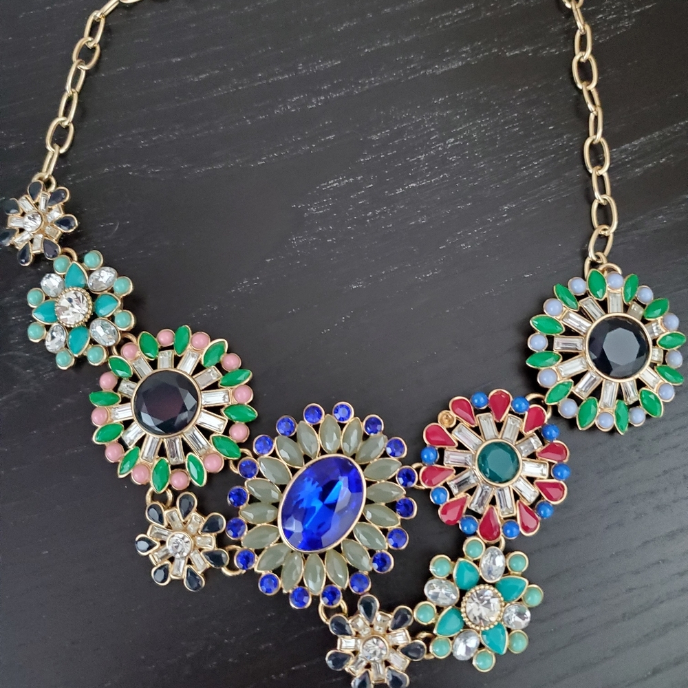 JCrew flower necklace